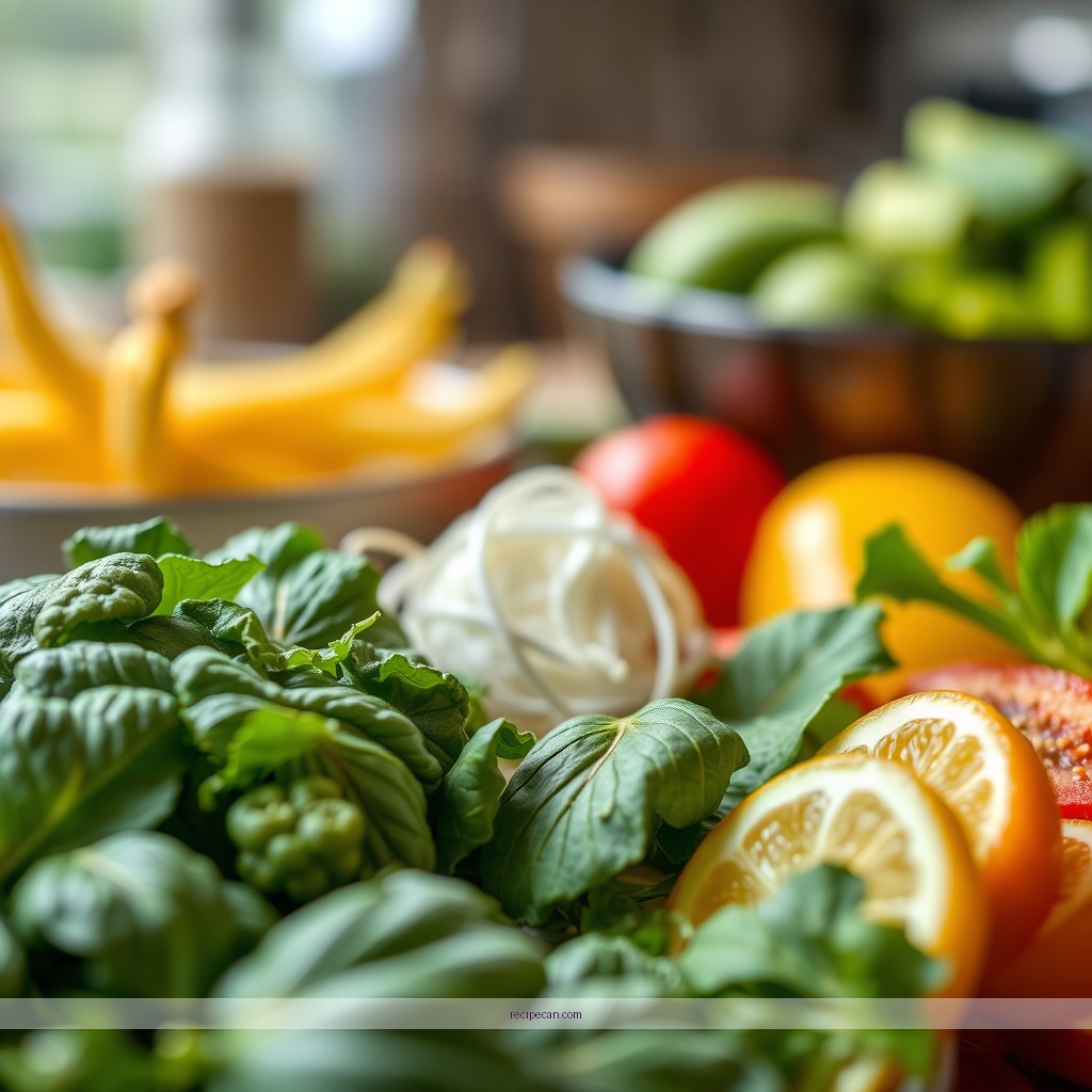 Ingredients - green juice recipes