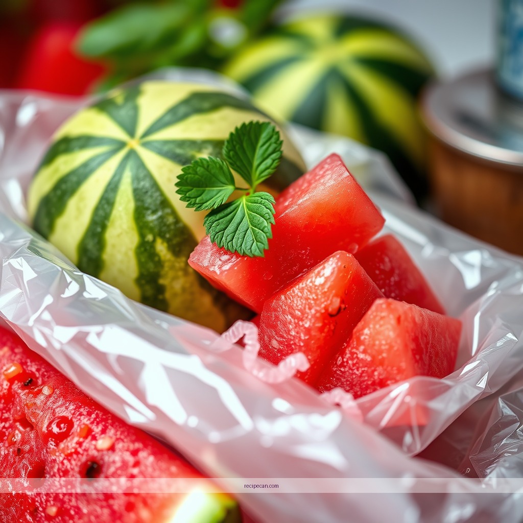 Ingredients - watermelon juice recipe