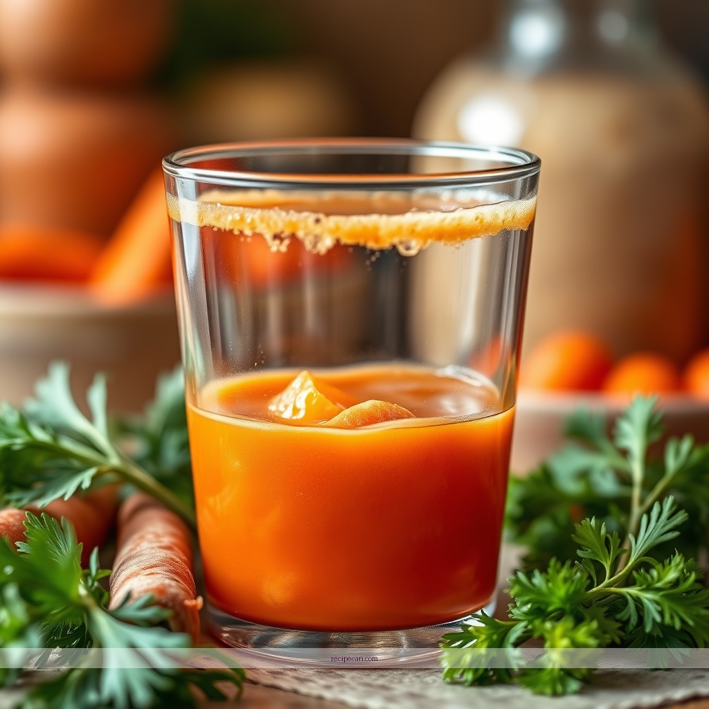 Ingredients - carrot juice recipe