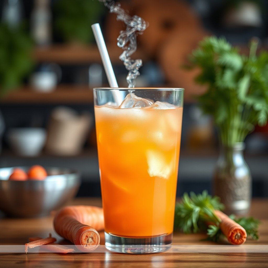 Ingredients - carrot drink recipe juice