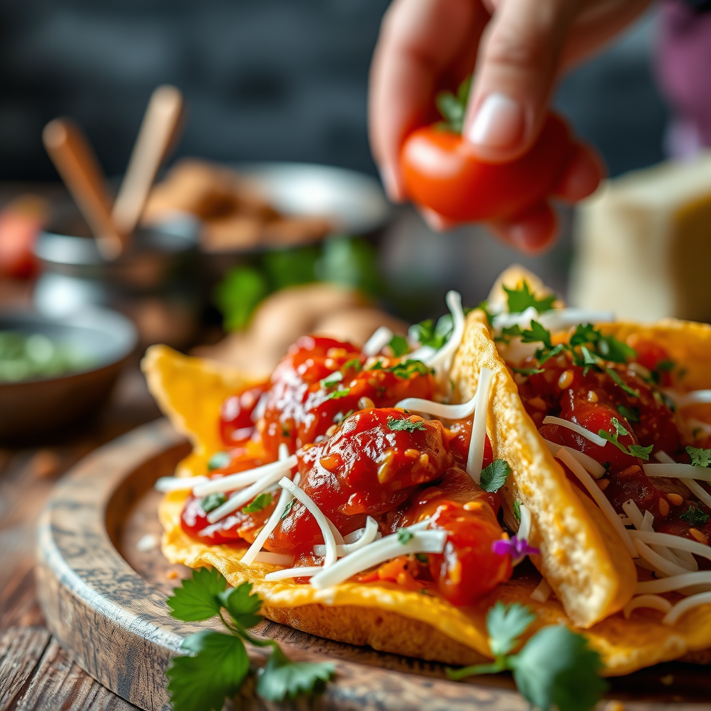 Ingredients - nachos and chilli recipe