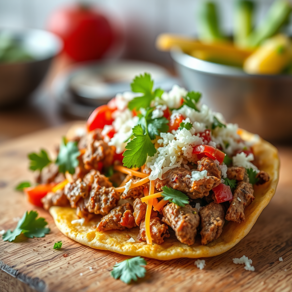 Ingredients - nachos recipe ground beef