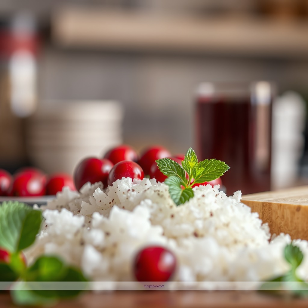 Ingredients - cranberry juice recipe