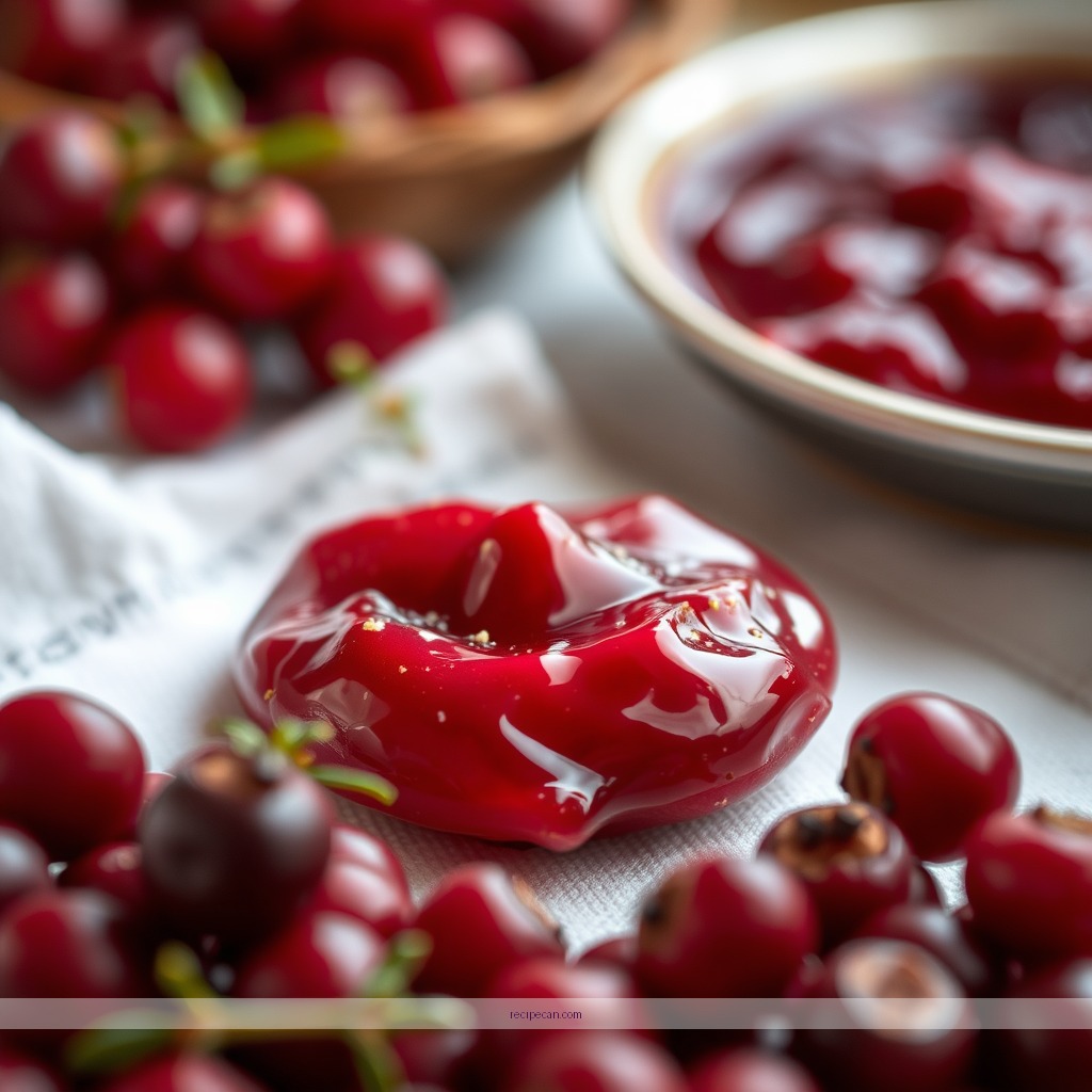Ingredients - cranberry sauce recipe with orange juice