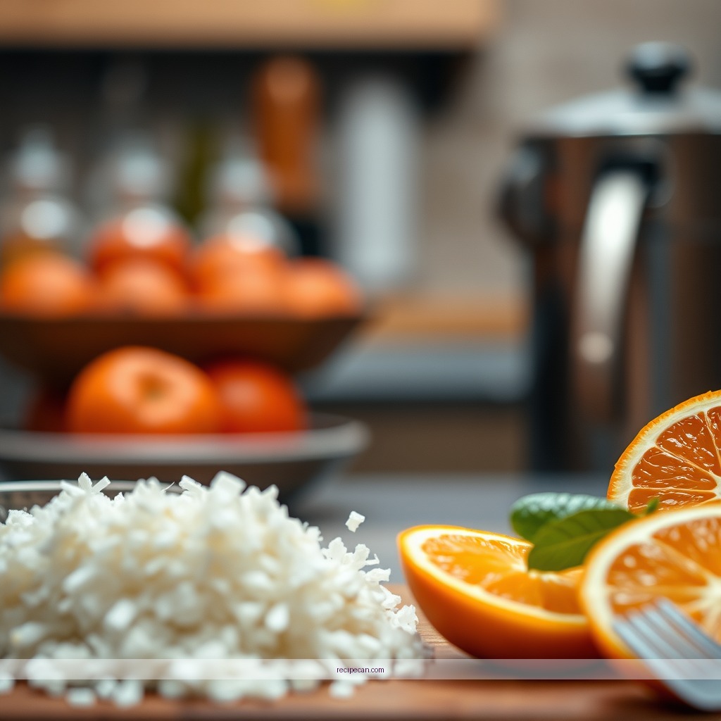 Ingredients - orange juice recipe