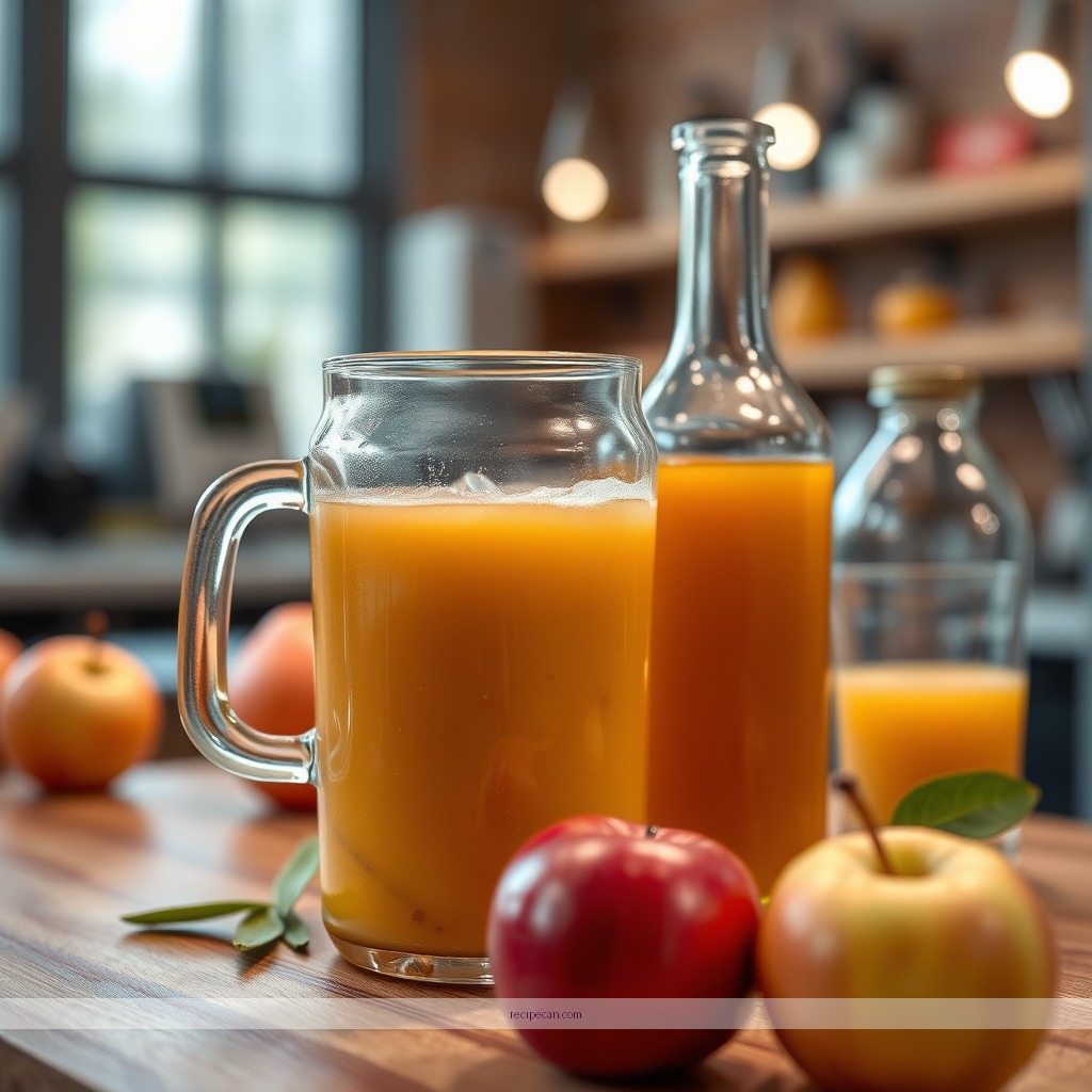 Ingredients - apple juice recipe