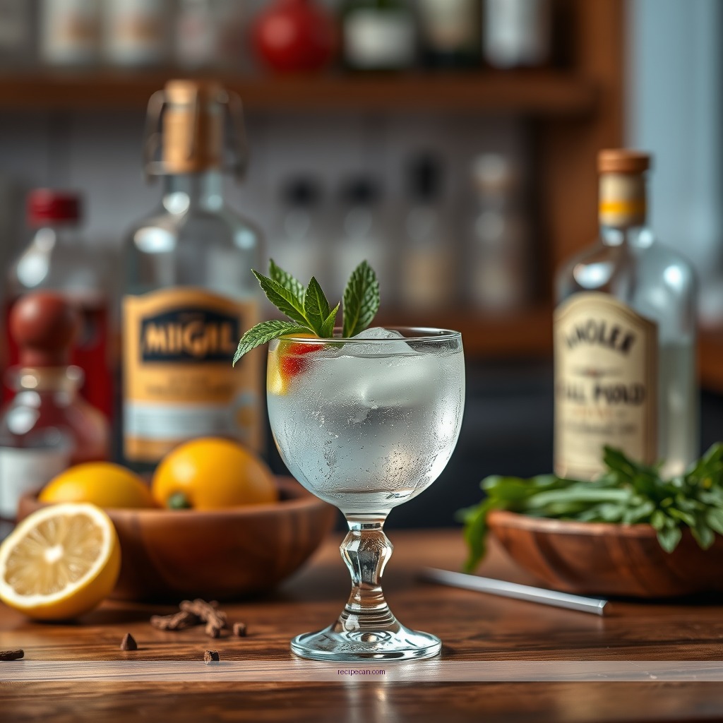 Ingredients - gin and juice recipe