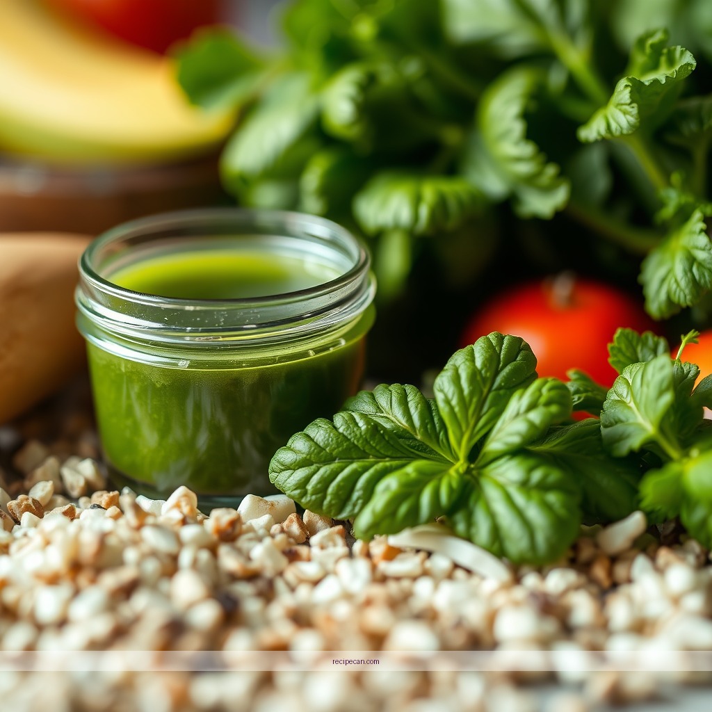 Ingredients - best green juice recipe