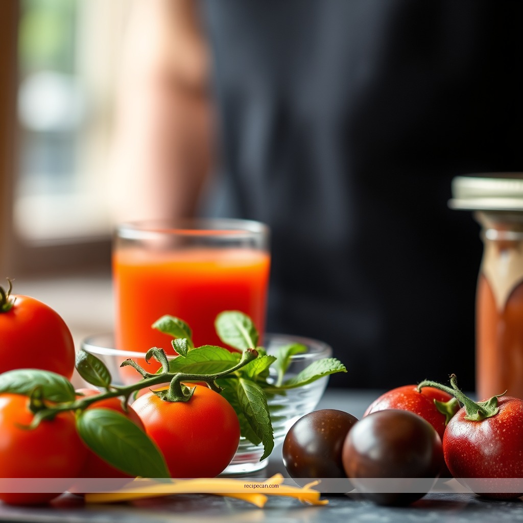 Ingredients - how to make tomato juice recipe