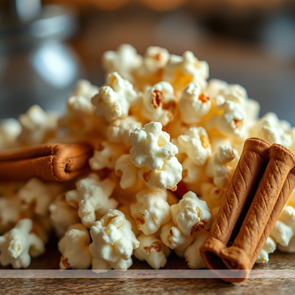 Ingredients - cinnamon popcorn recipe
