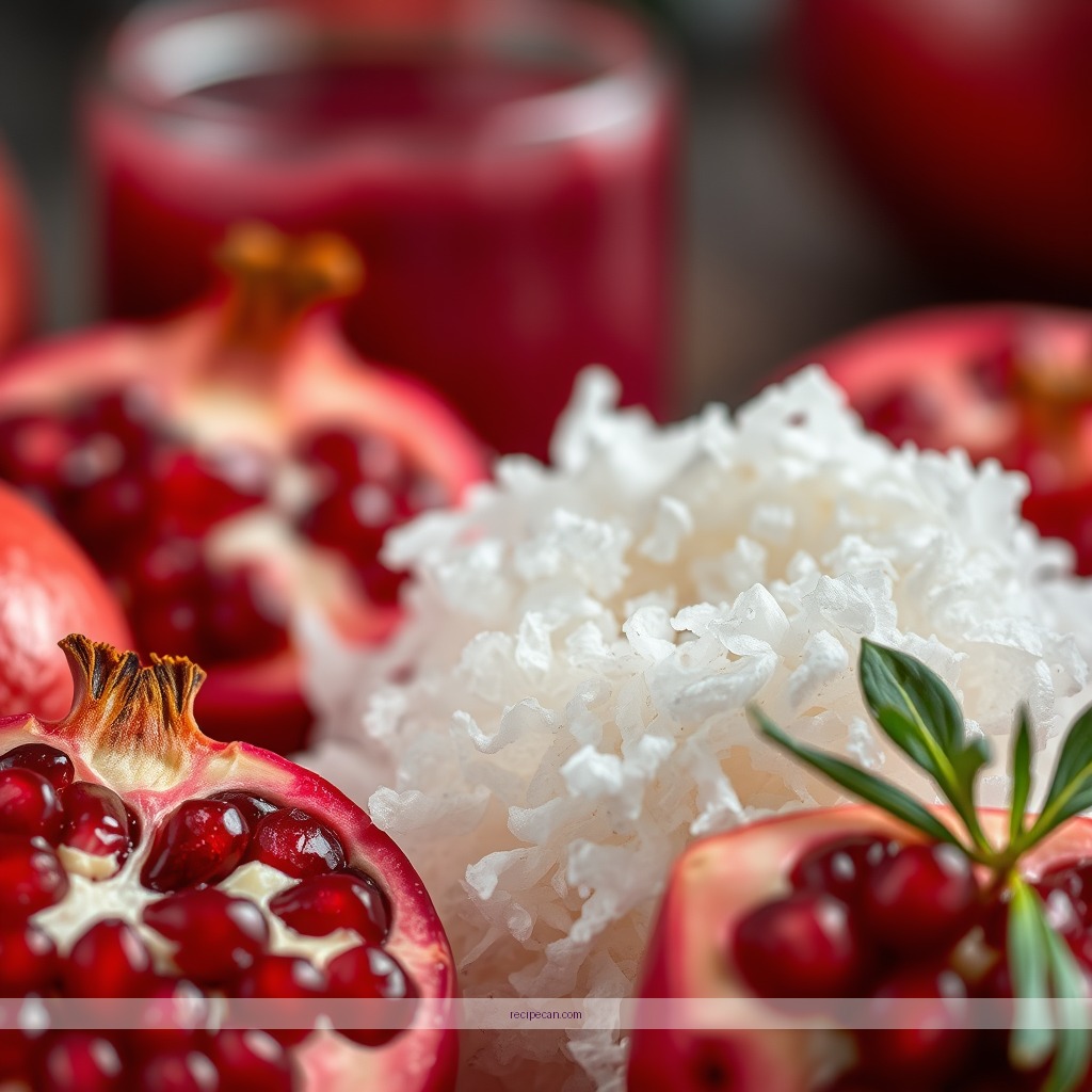 Ingredients - pomegranate juice recipe