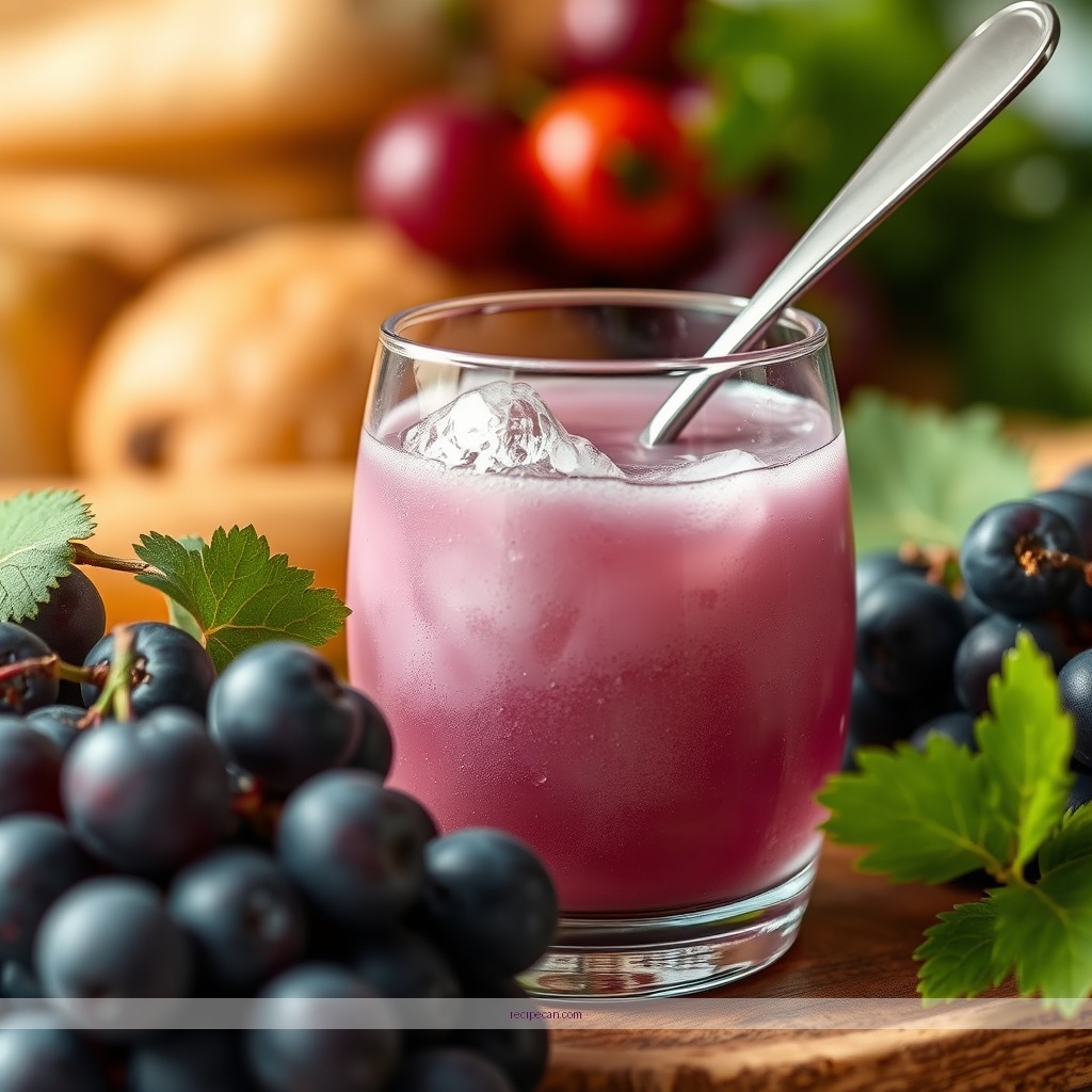 Ingredients - grape juice recipe