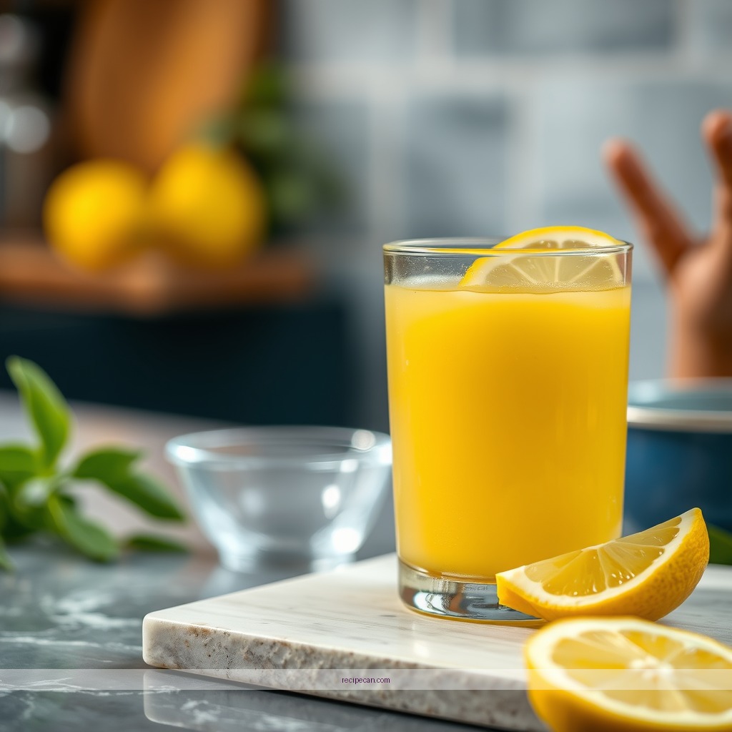 Ingredients - lemon juice recipe