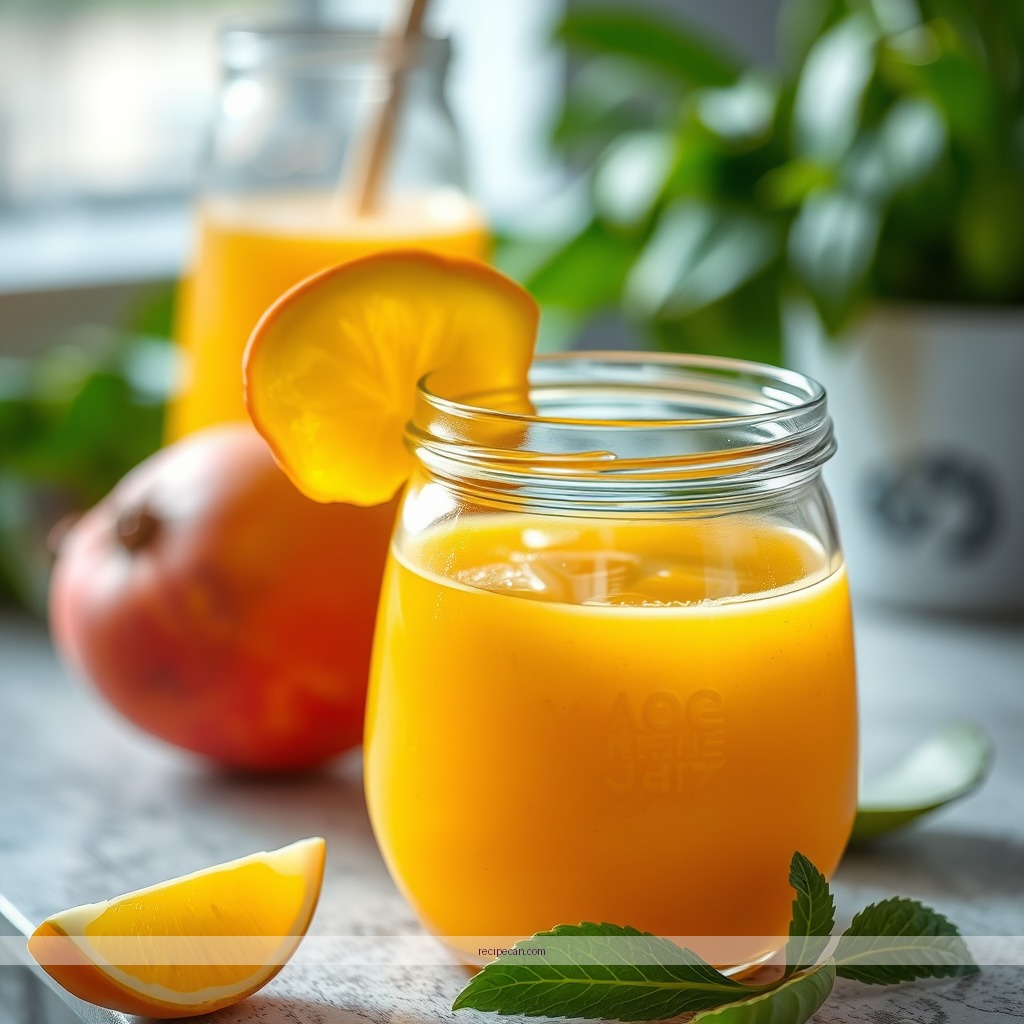 Ingredients - mango juice recipe