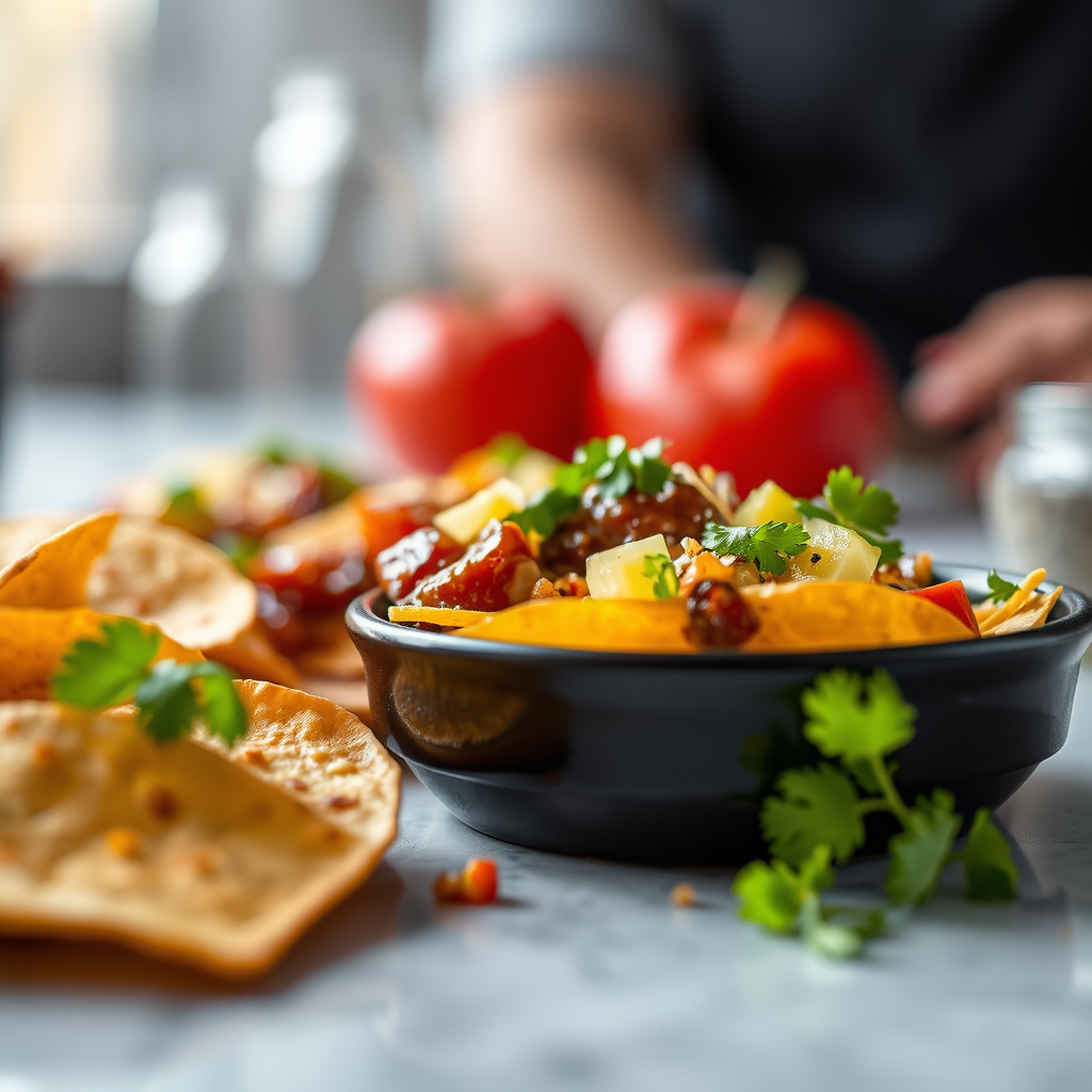 Ingredients - recipe for chilli nachos