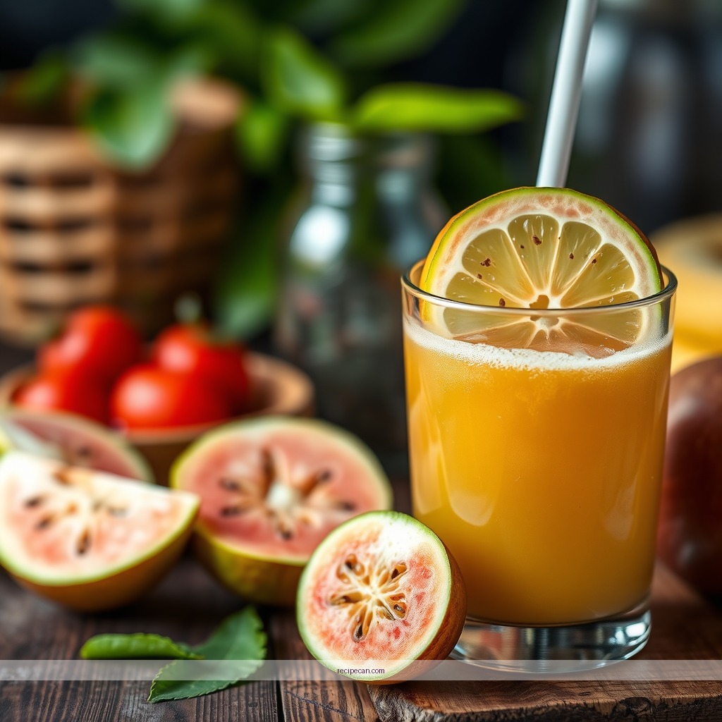 Ingredients - recipe guava juice