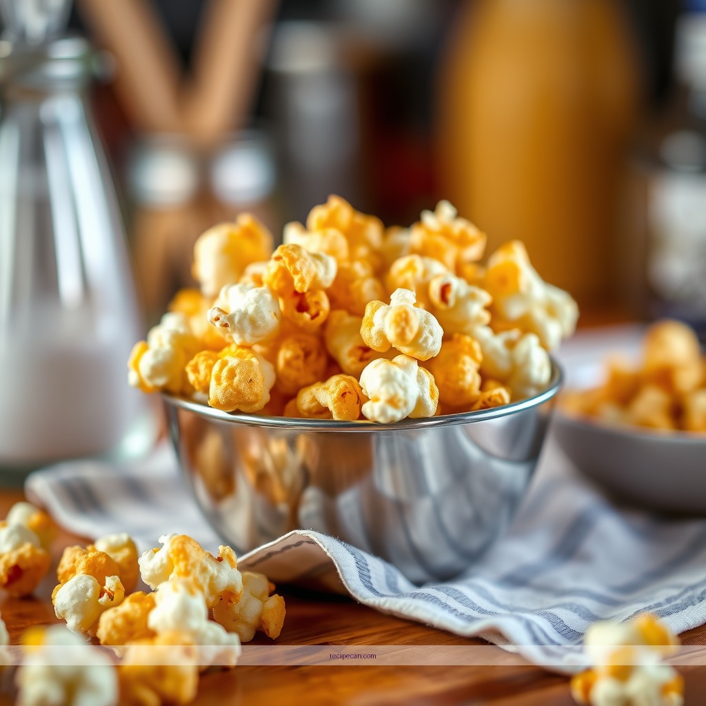 Ingredients - microwave caramel popcorn recipe