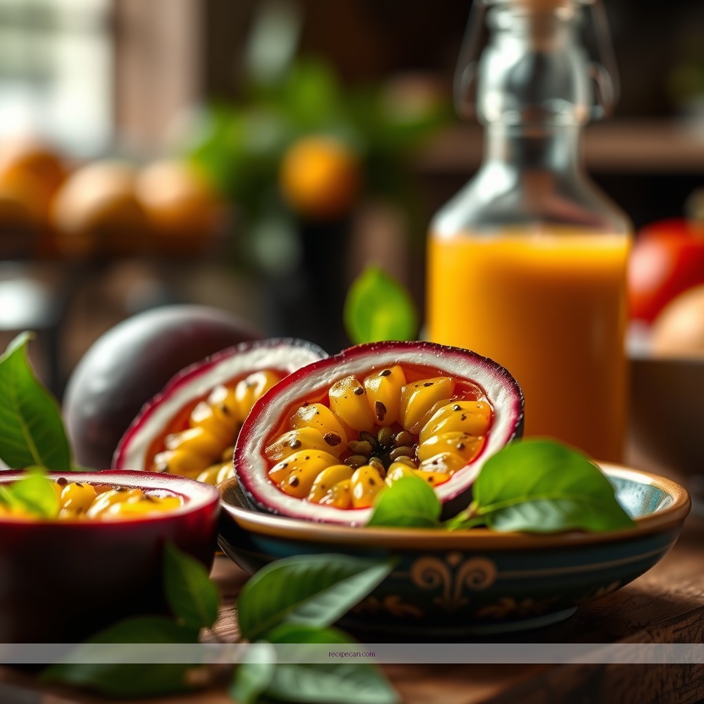 Ingredients - recipes with passion fruit juice