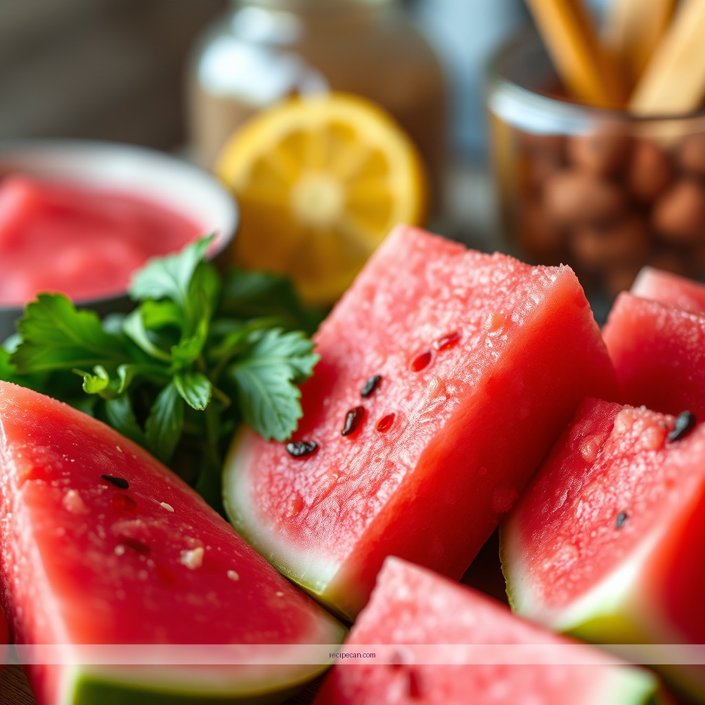 Ingredients - juicing recipes watermelon