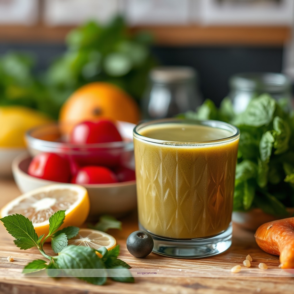 Ingredients - ron ron juice recipe