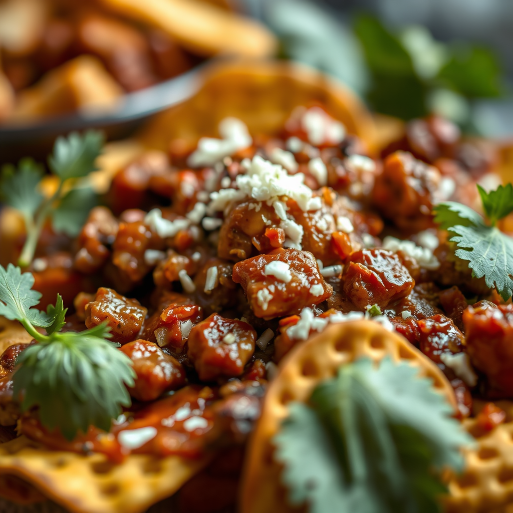 Ingredients - barbecue nachos recipe