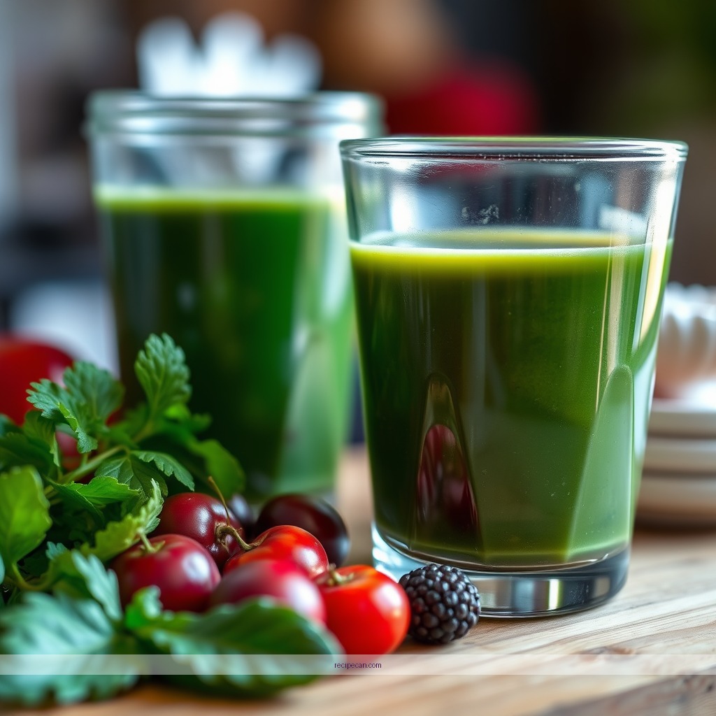 Ingredients - great green juice recipe