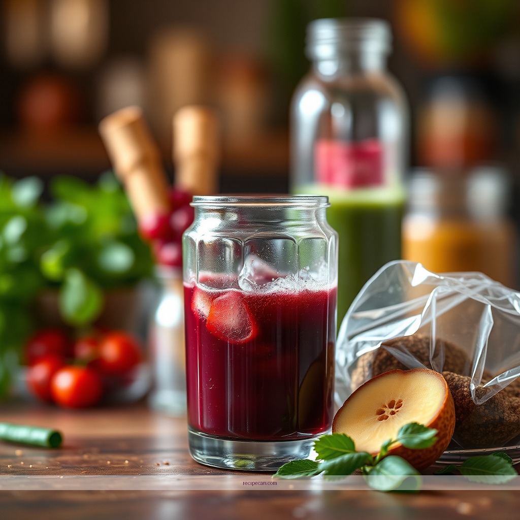 Ingredients - hippie juice recipe