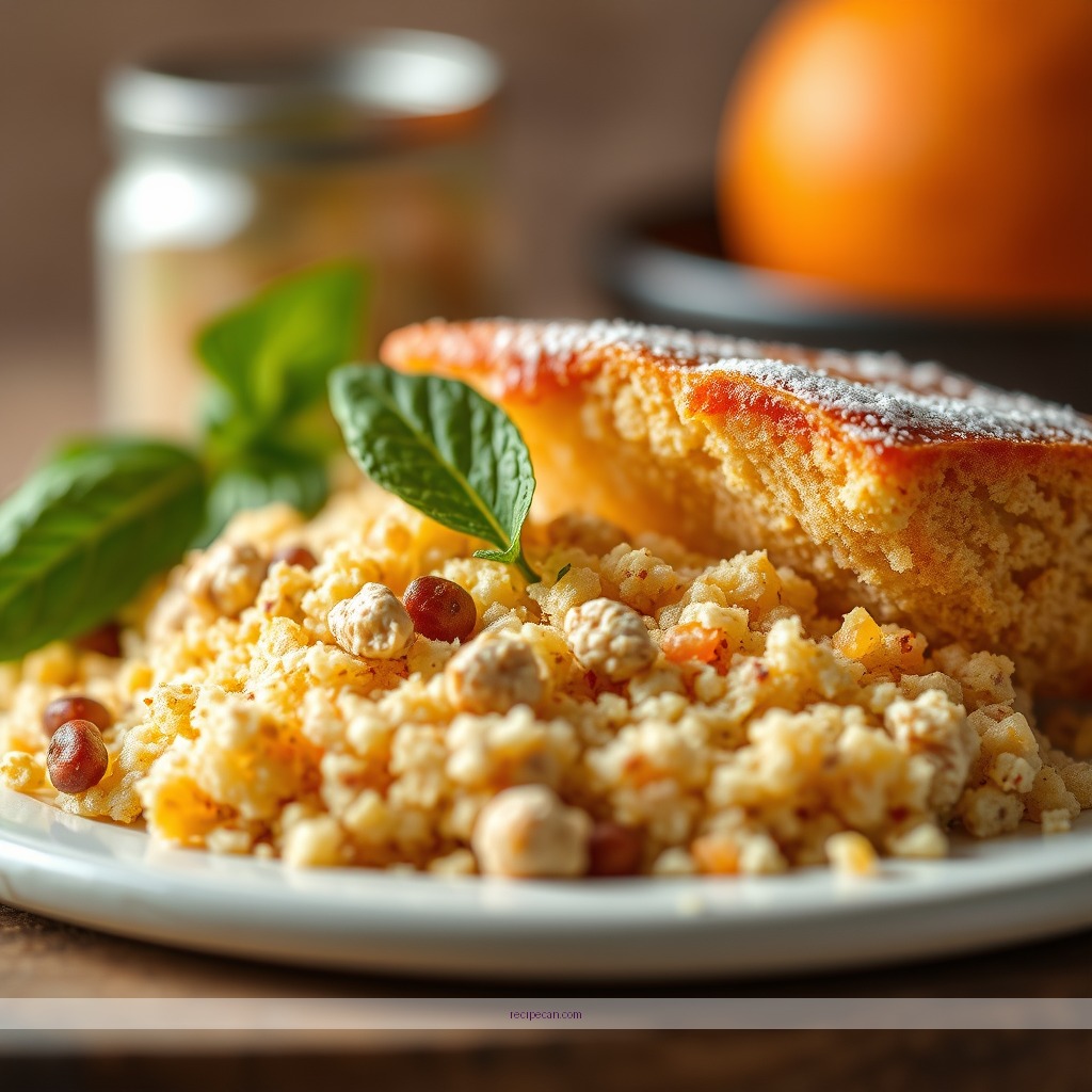 Ingredients - orange juice cake recipe