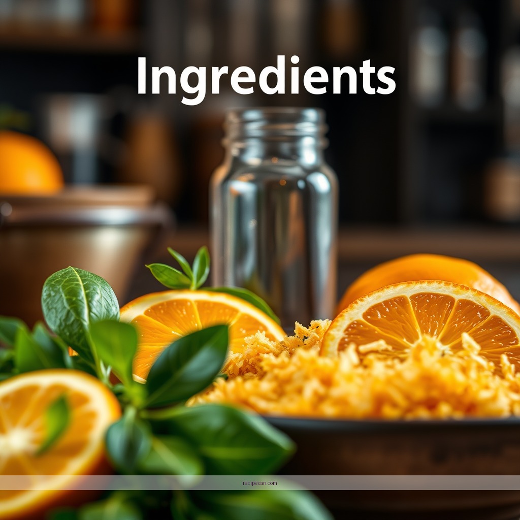Ingredients - orange juice recipes
