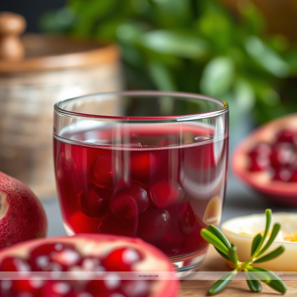 Ingredients - recipes with pomegranate juice