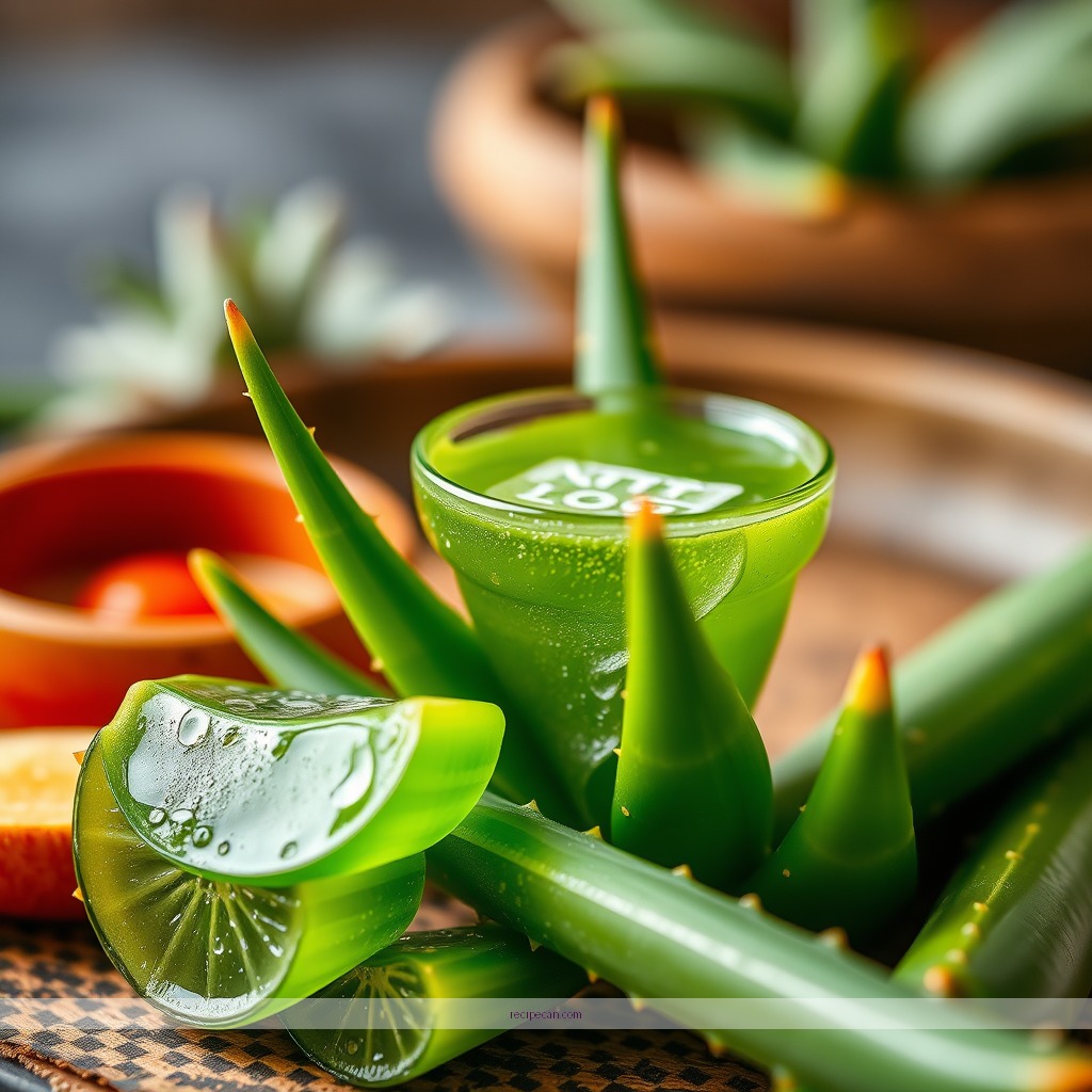 Ingredients - aloe vera juice recipe