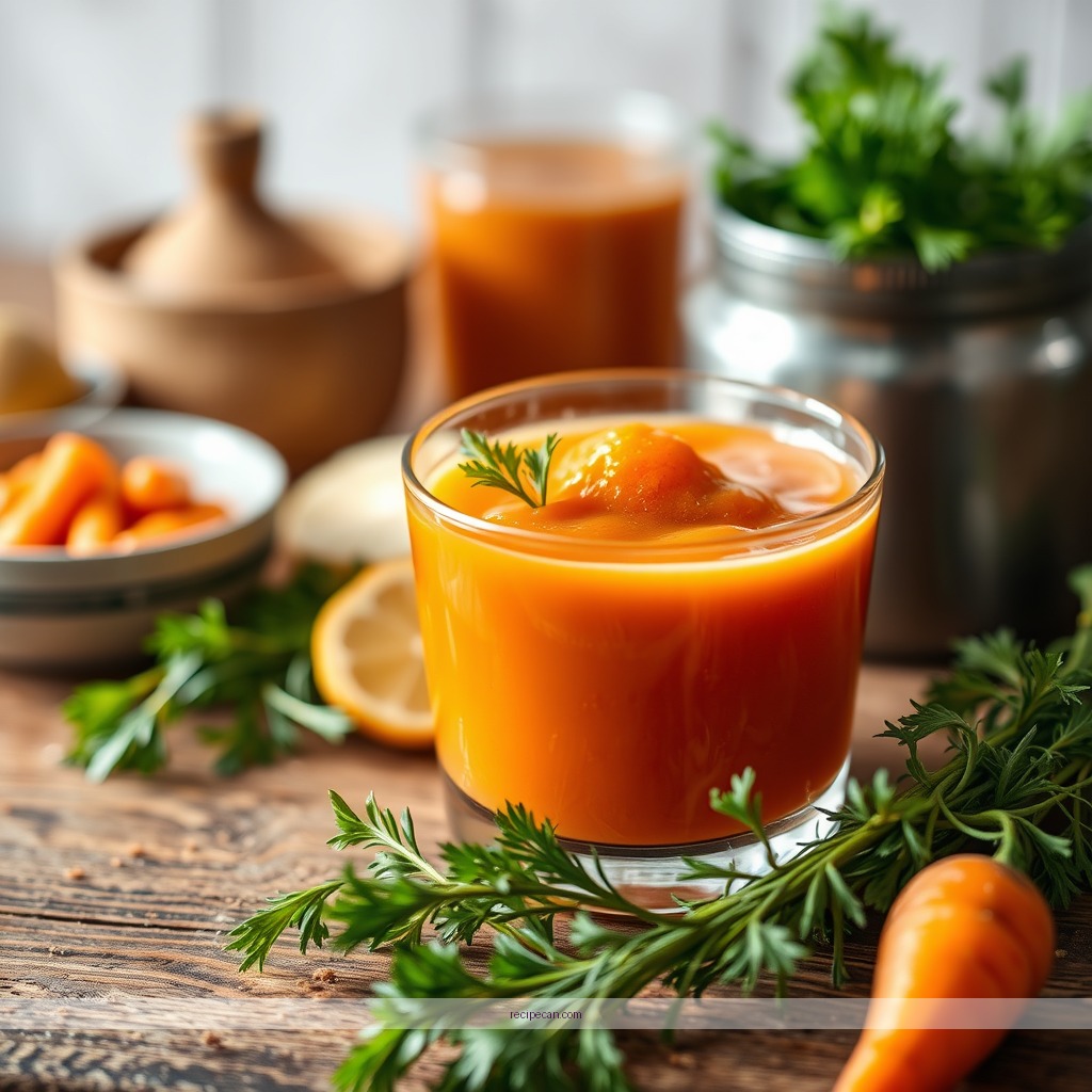 Ingredients - carrot juice recipes