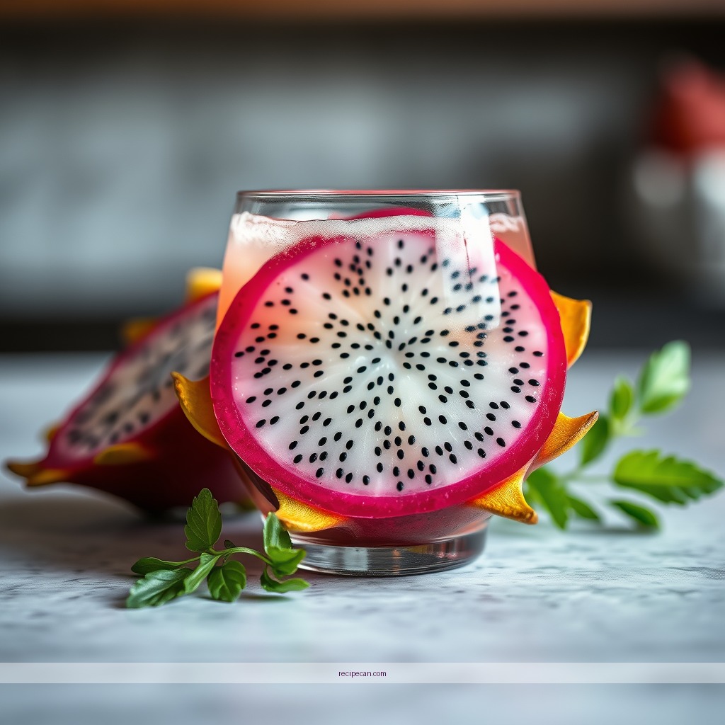 Ingredients - dragon fruit juice recipe