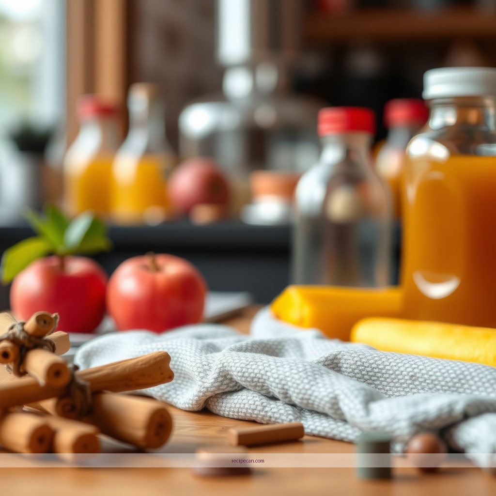 Ingredients - hot cider recipe with apple juice