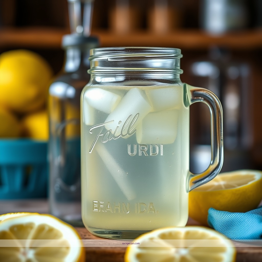 Ingredients - lemonade recipe using lemon juice
