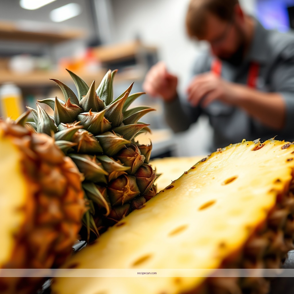 Ingredients - recipe with pineapple juice