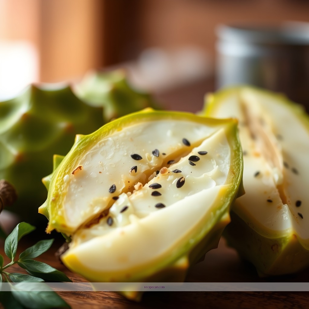 Ingredients - soursop juice recipe