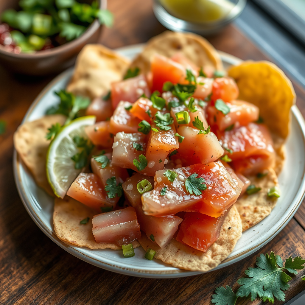Ingredients - ahi tuna nachos recipe