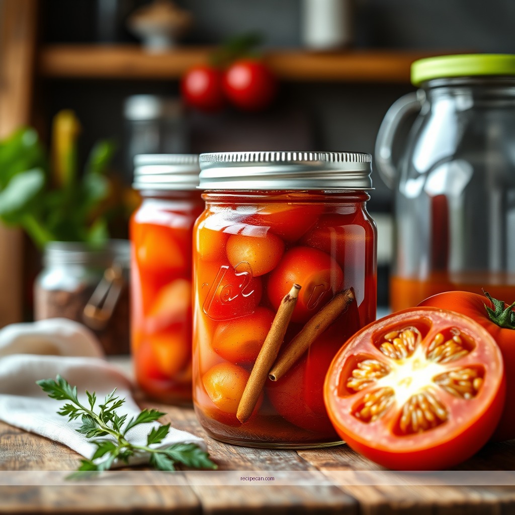 Ingredients - tomato juice canning recipe