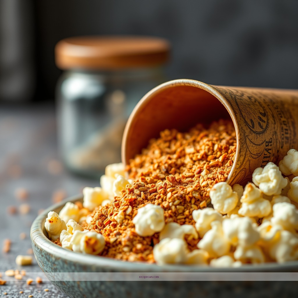 Ingredients - popcorn seasoning recipe