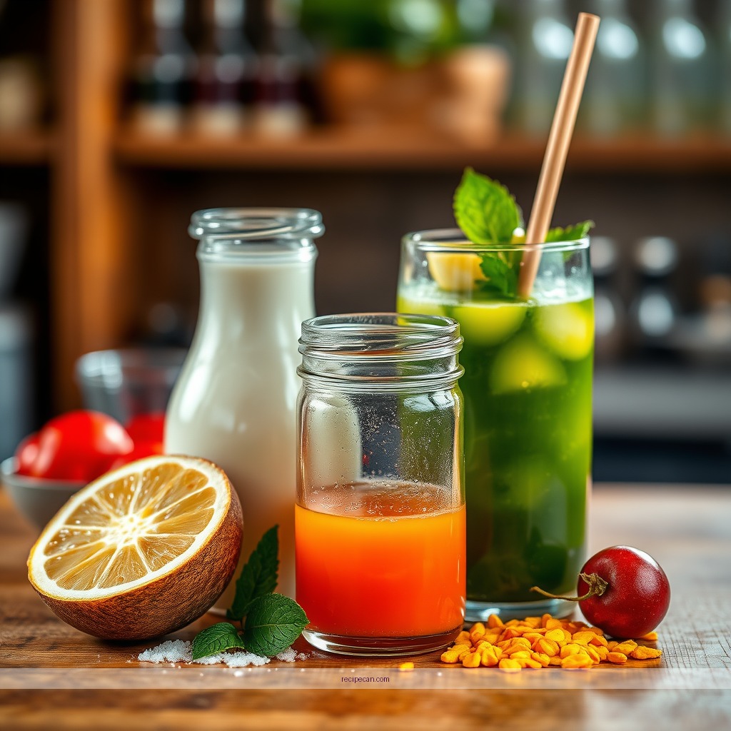 Ingredients - juice beverages recipes
