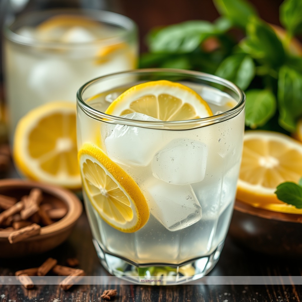 Ingredients - lemonade with lemon juice recipe