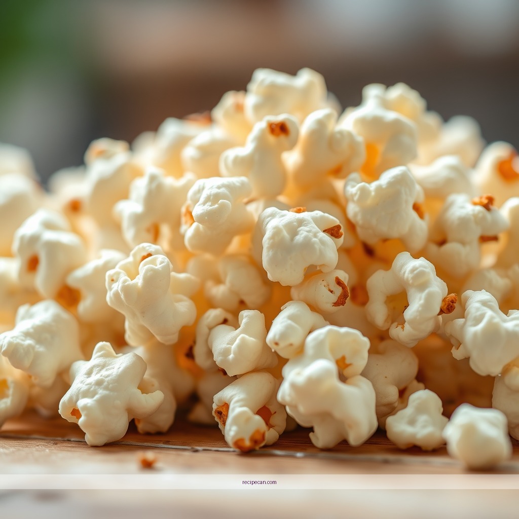 Ingredients - healthy popcorn recipe