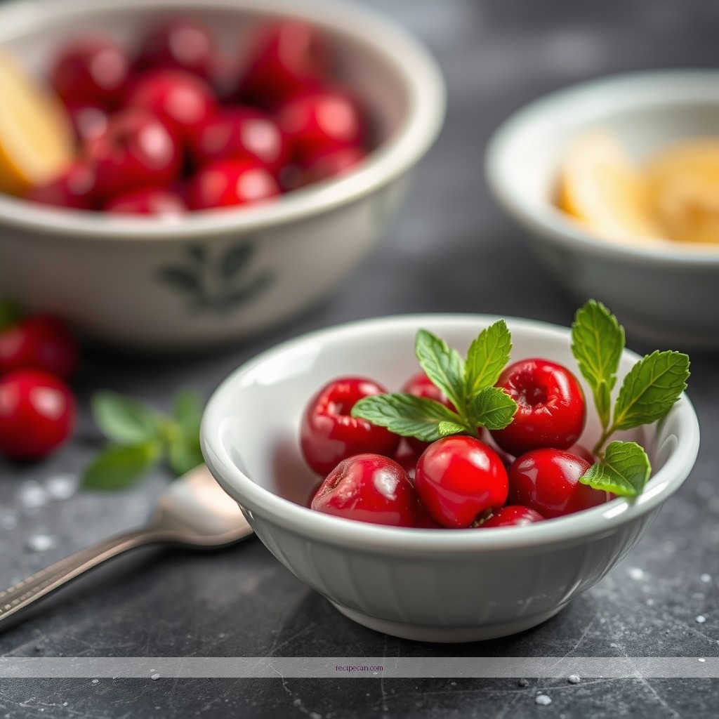 Ingredients - recipe for cranberry juice