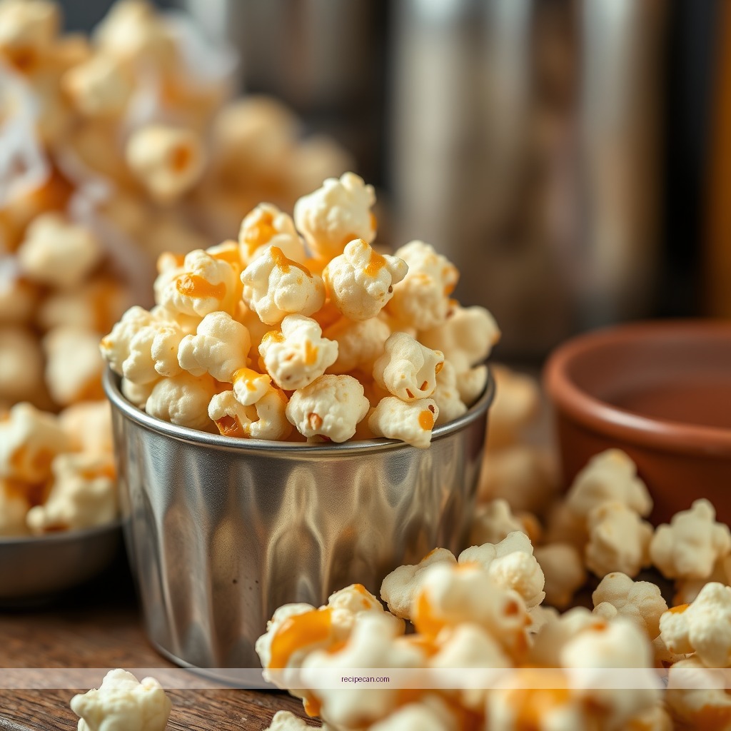 Ingredients - how to make caramel popcorn recipe