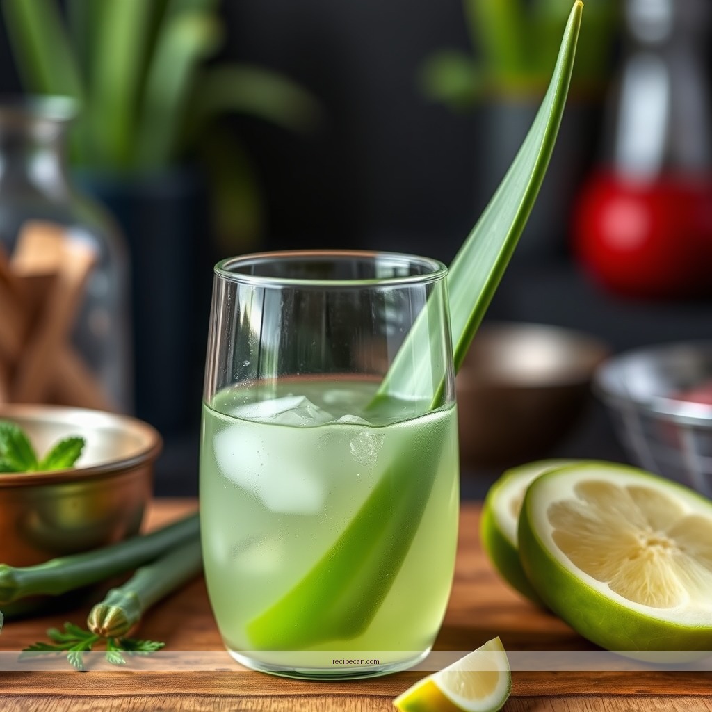 Ingredients - aloe juice recipe