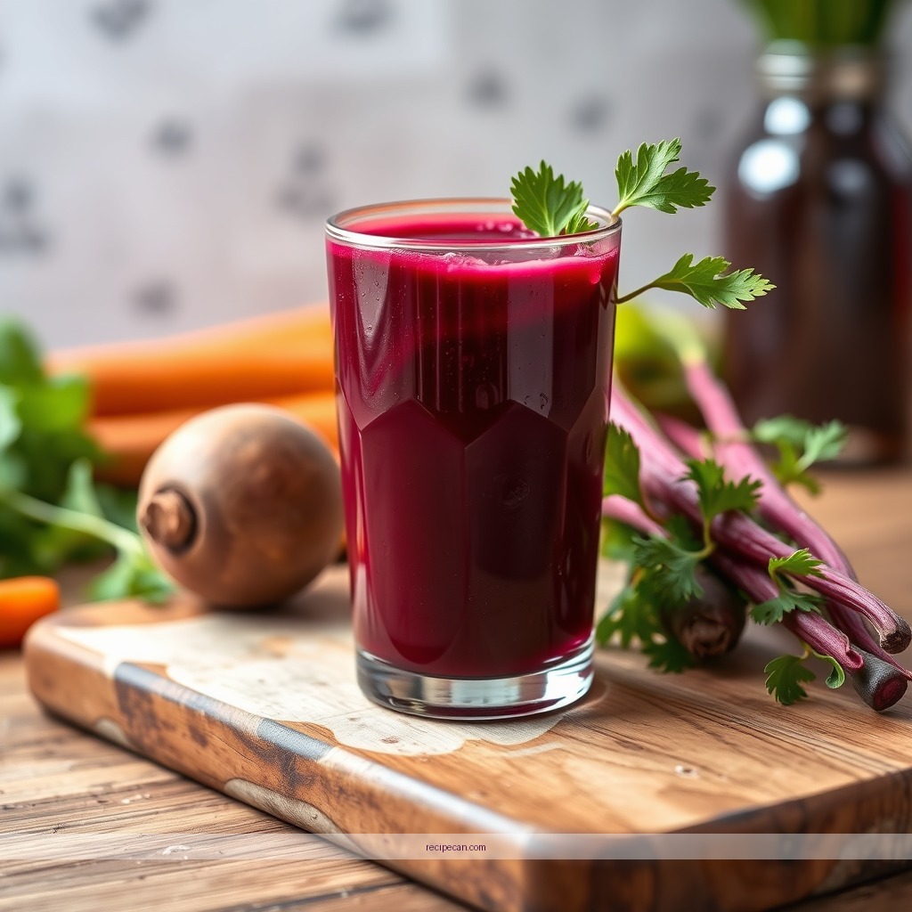 Ingredients - carrot beet juice recipe