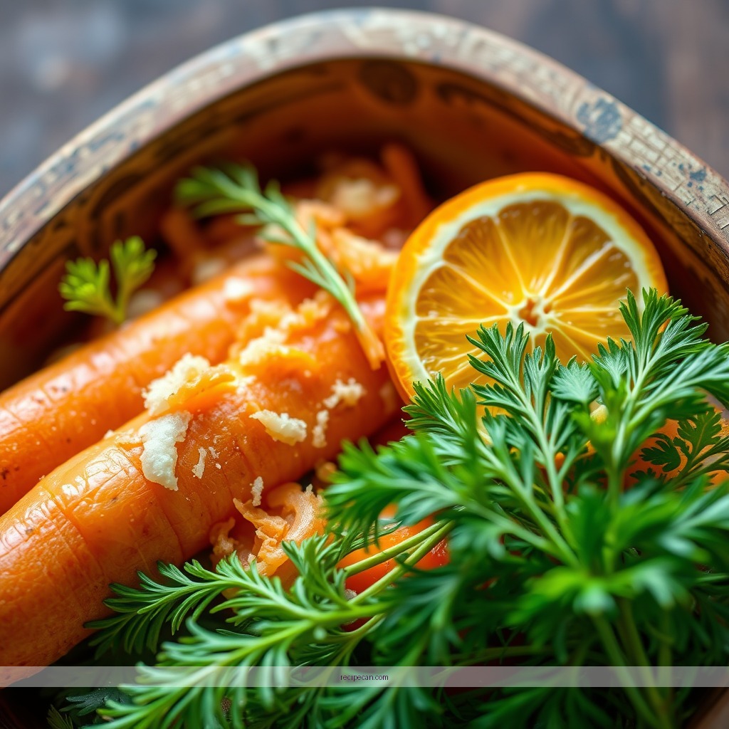 Ingredients - carrot orange juice recipe