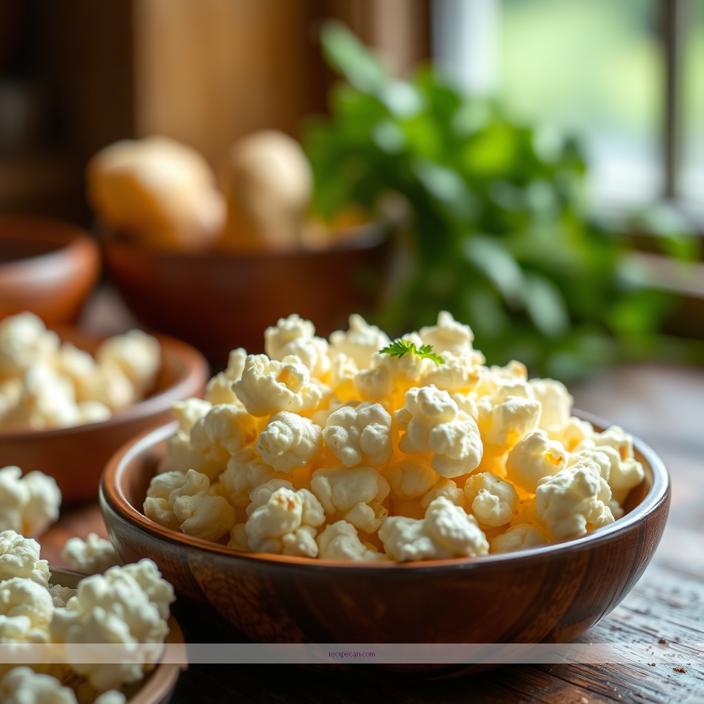 Ingredients - popcorn butter recipe