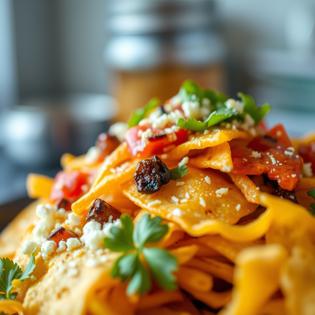 Ingredients - easy nachos and cheese recipe